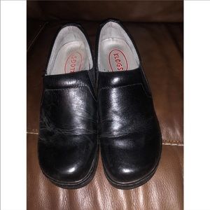 Slip Resistant Work Clogs - Black